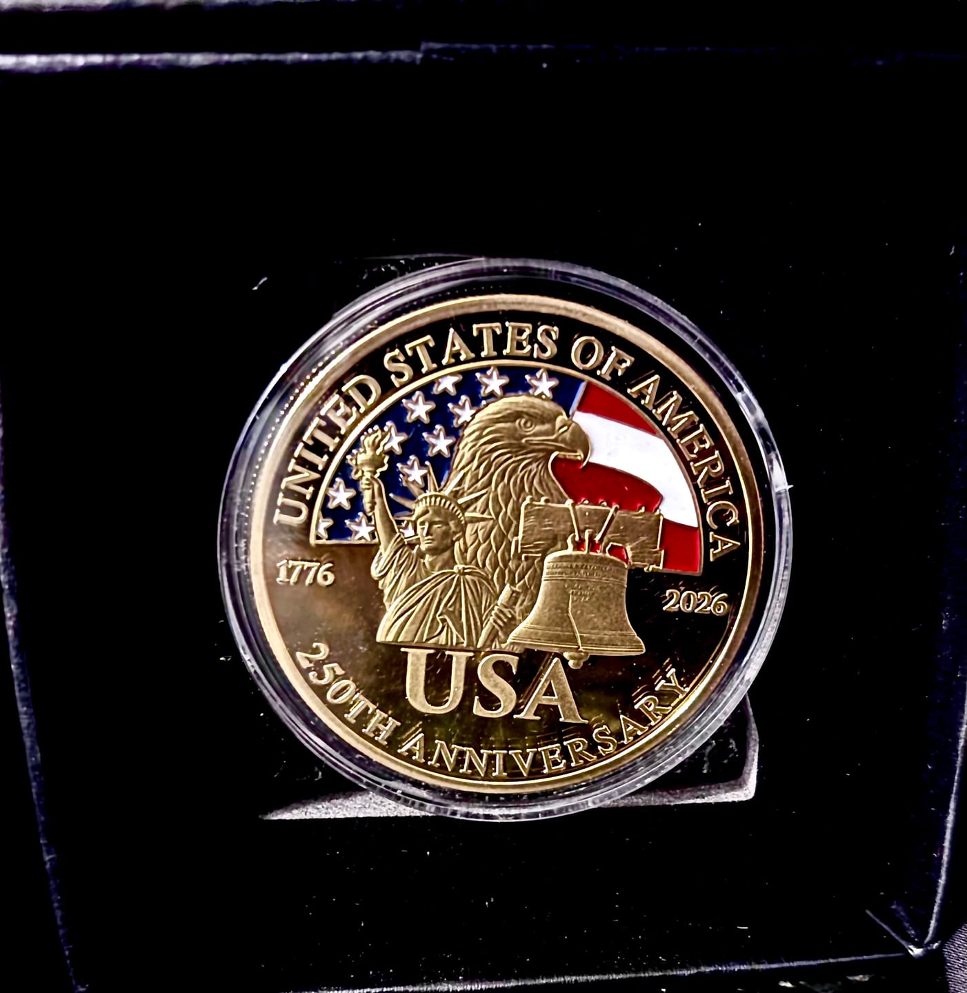 Customer photo review of Limited Edition 250th Gold Coin