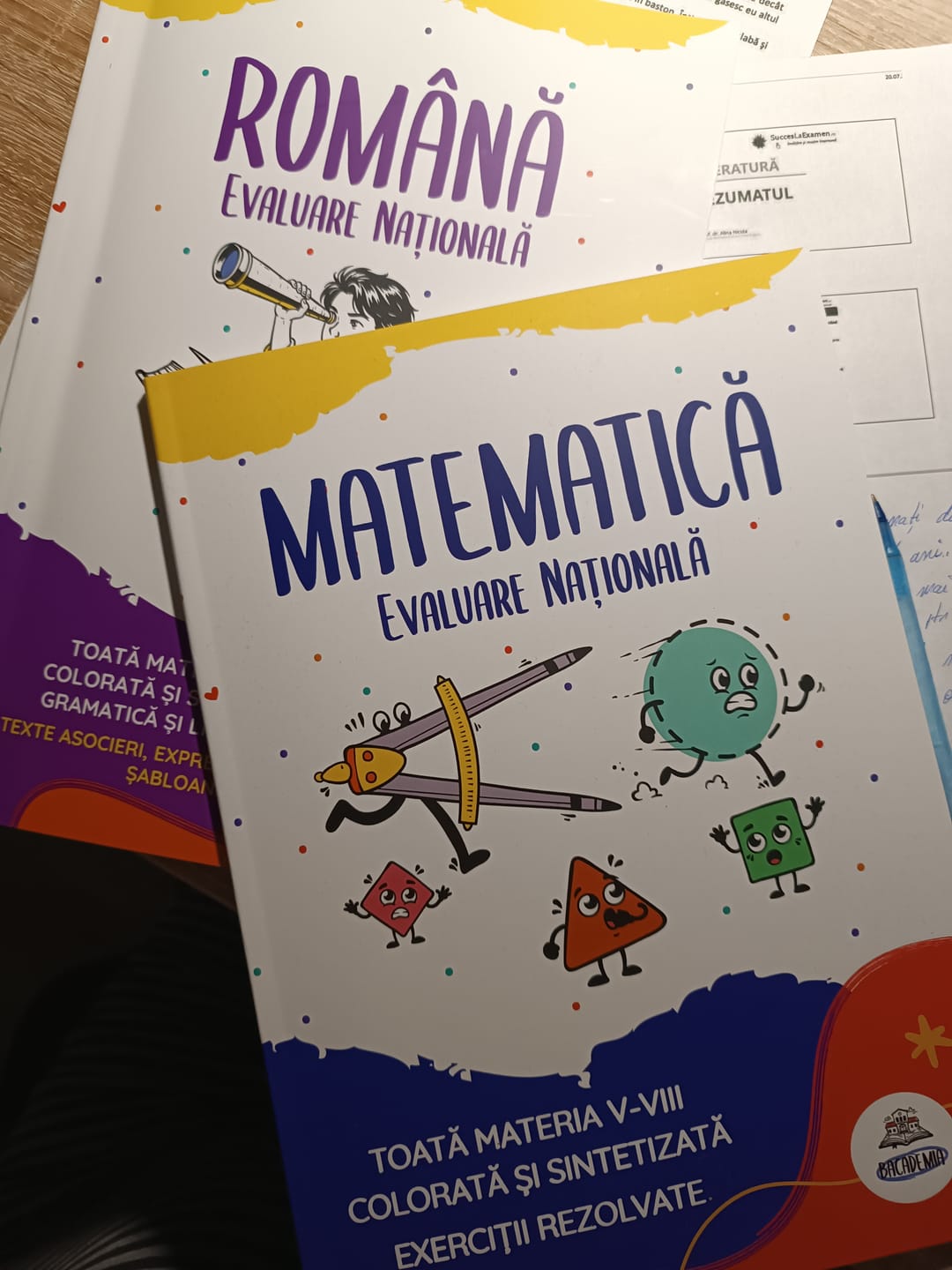 Customer photo review of Pachet Evaluare Națională (Română + Matematică) Bacademia