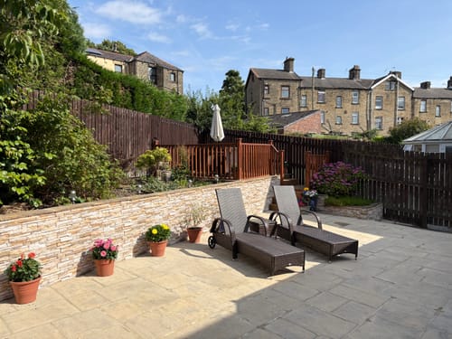 Natural Cream slate effect finished install
