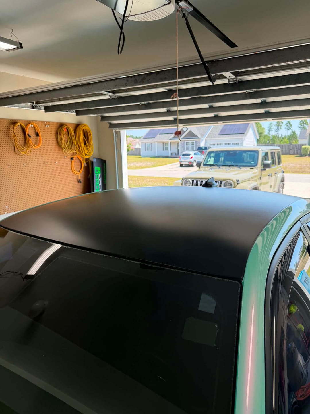 Customer photo review of Matte Silk Black Vinyl Wrap