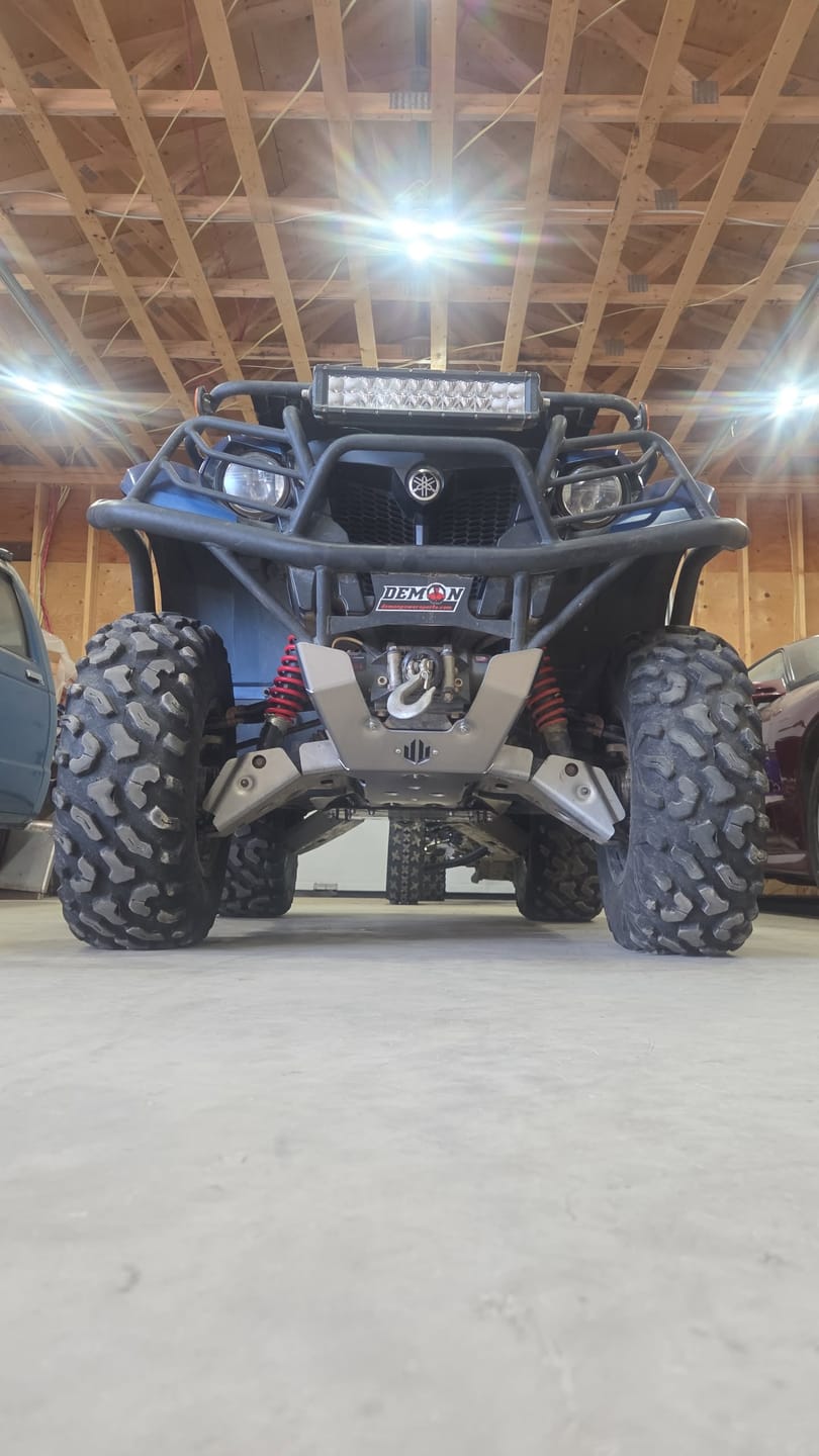Customer photo review of Full Frame Skid Plate Kit — Yamaha Kodiak 700 (2016—26)