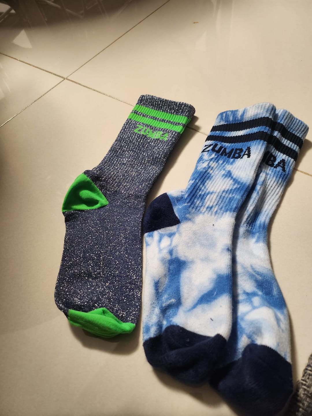 Customer photo review of Jean Jamz Plush High Socks
