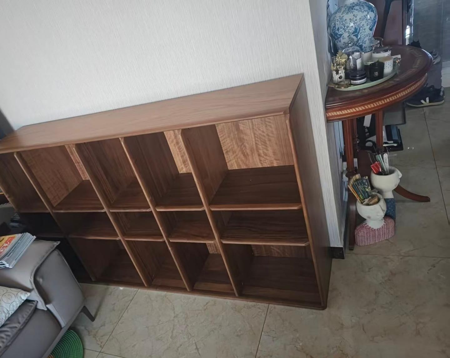 Customer photo review of Plato Solid Wood Bookcase | Sideboard