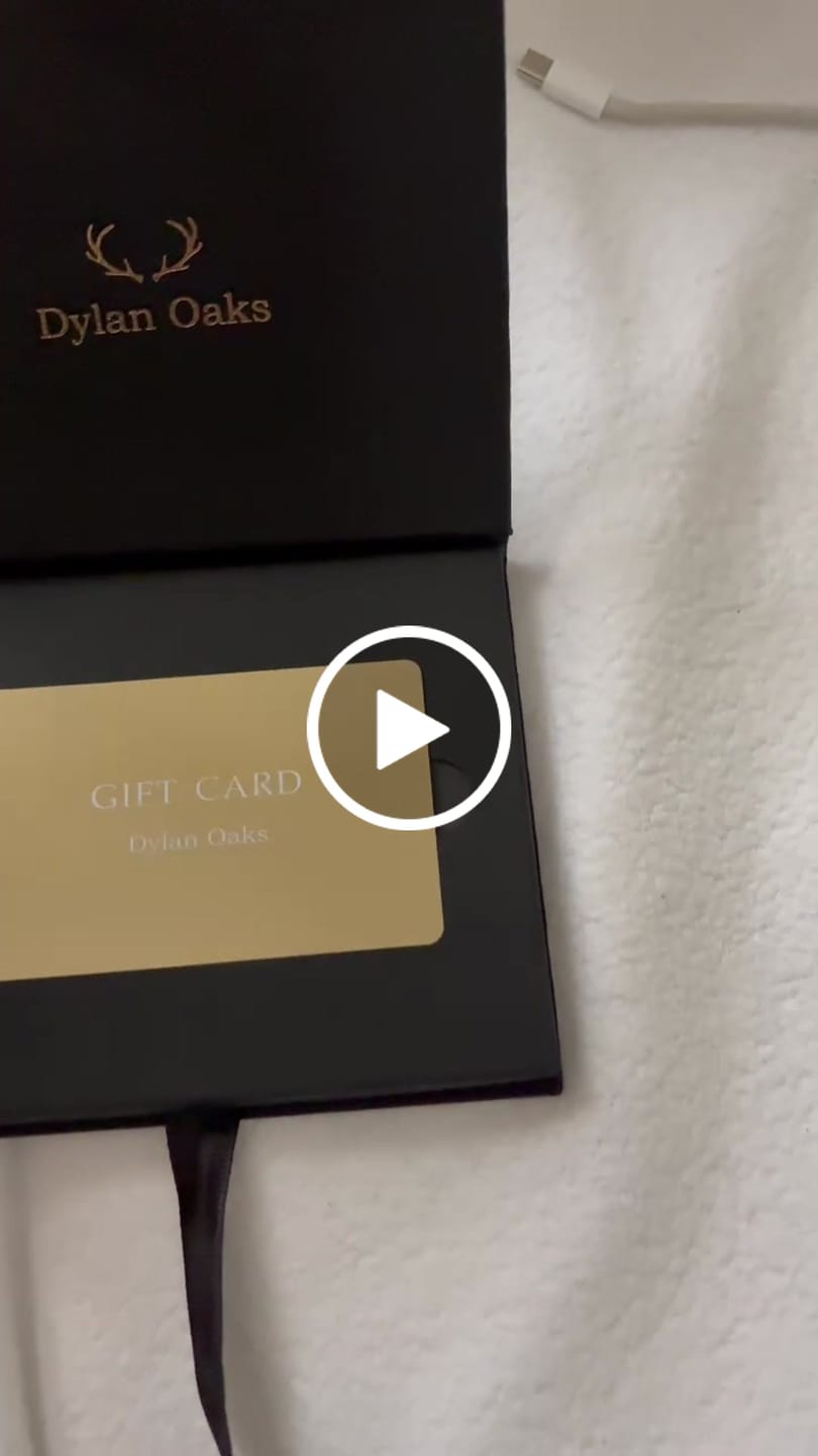 Customer video review of Dylan Oaks Gift Card - Physical