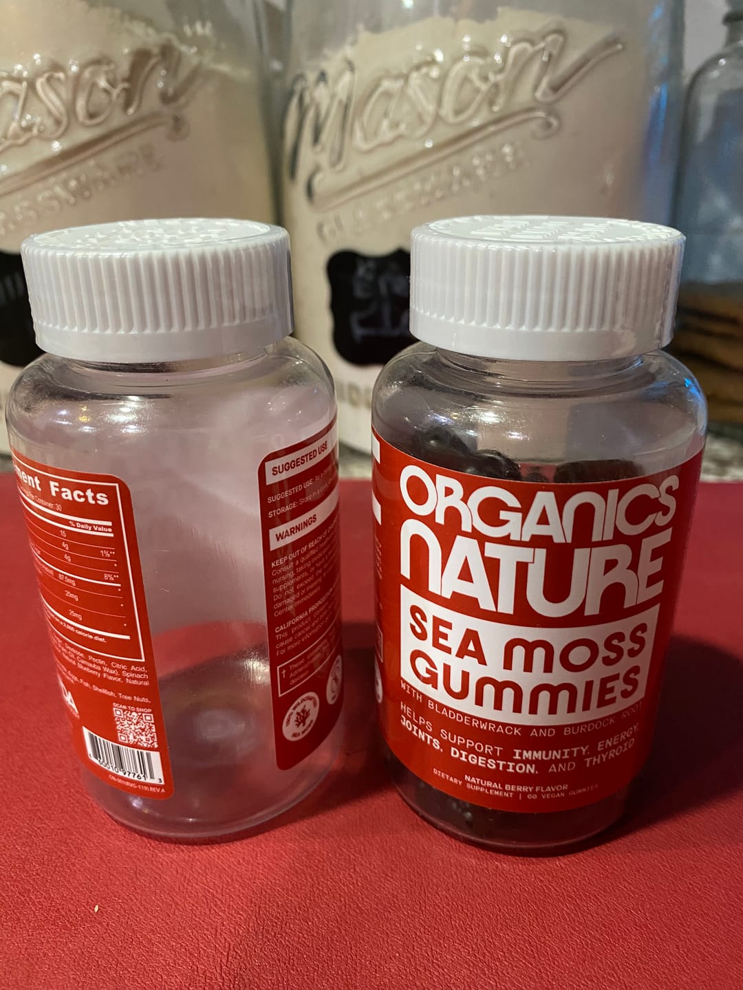 Customer photo review of Irish Sea Moss Gummies With Bladderwrack & Burdock
