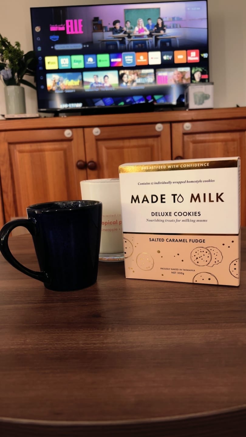 Customer photo review of Salted Caramel Fudge Lactation Cookie