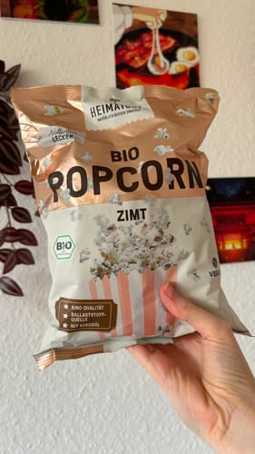 Kundenbewertung mit Foto zu Bio Popcorn Zimt