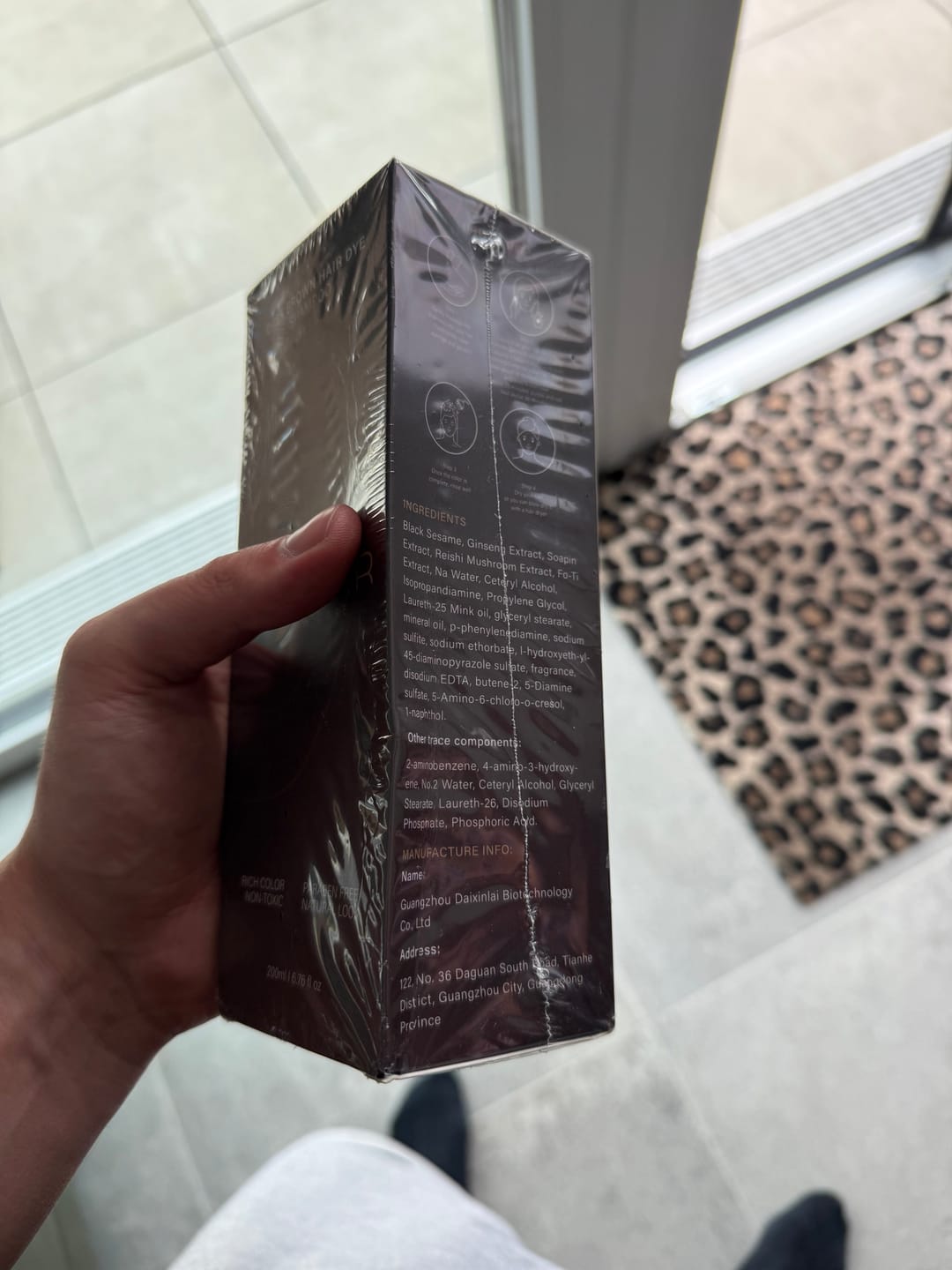 Customer photo review of Grau-Abdeck Farbshampoo
