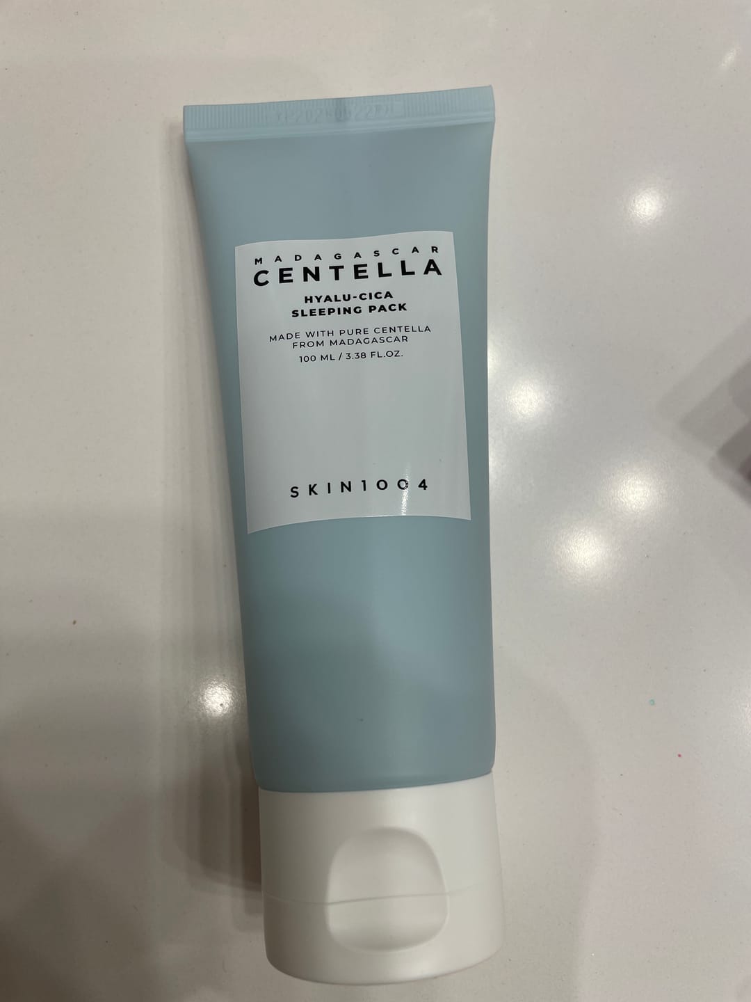 Customer photo review of Nakts sejas maska SKIN1004 Madagascar Centella Hyalu-Cica Sleeping Pack