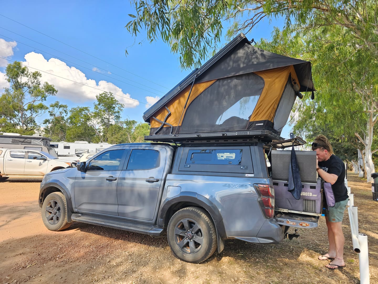 Customer photo review of TrackMate High Back Camp Chair