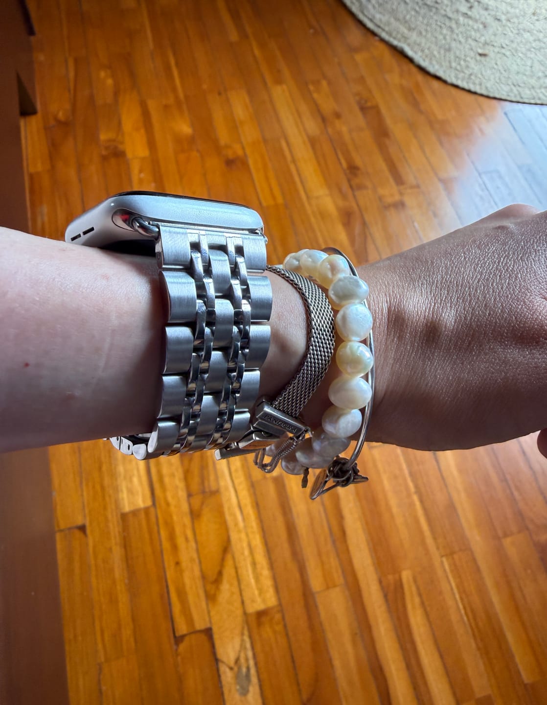 Customer photo review of Themis Stainless Band