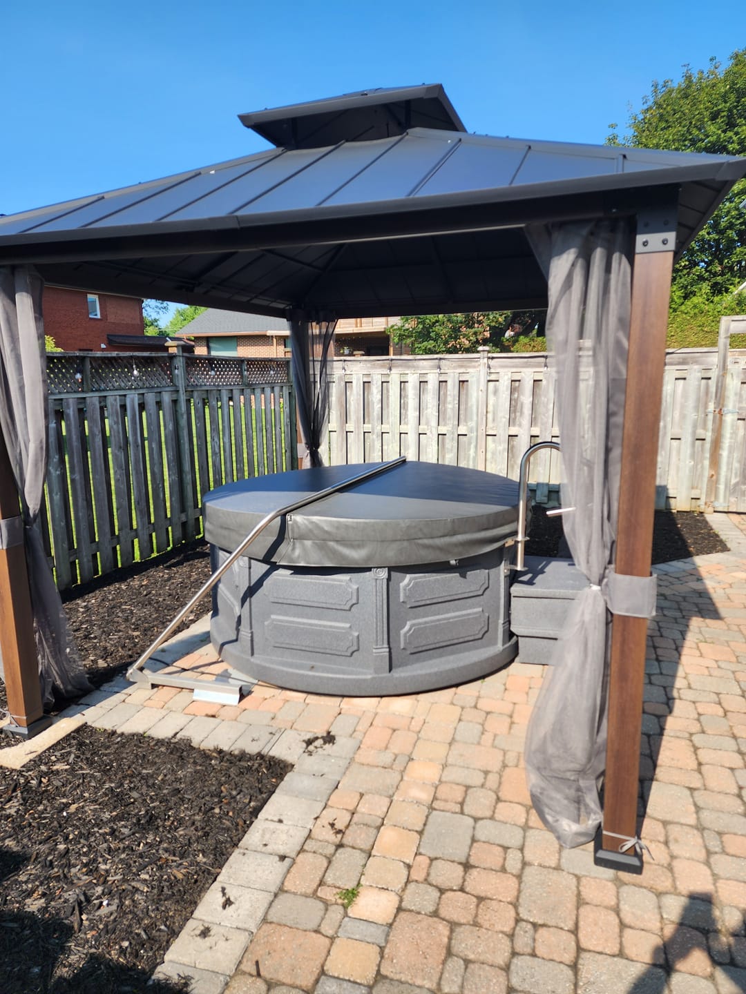 Customer photo review of Roto Spa Hot Tub Replacement Cover | Premium Spa Covers