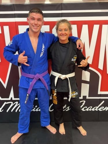 Customer photo review of Core Blue Brazilian Jiu Jitsu Mens BJJ Gi