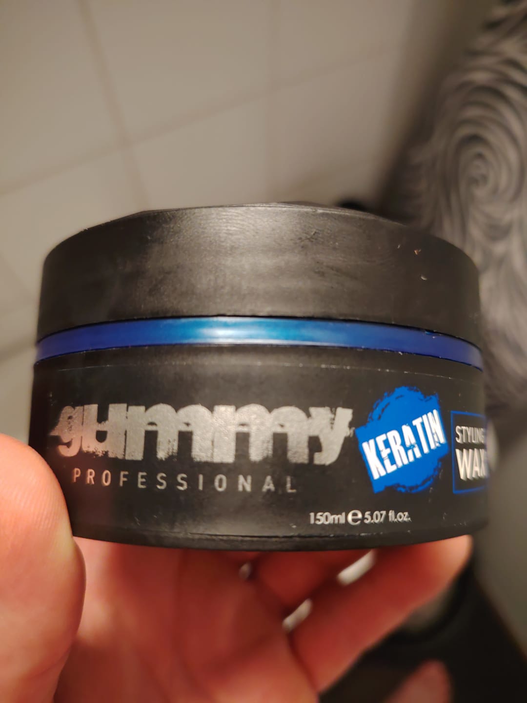 Customer photo review of Gummy Styling Wax Hard Finish Wax 150 Ml