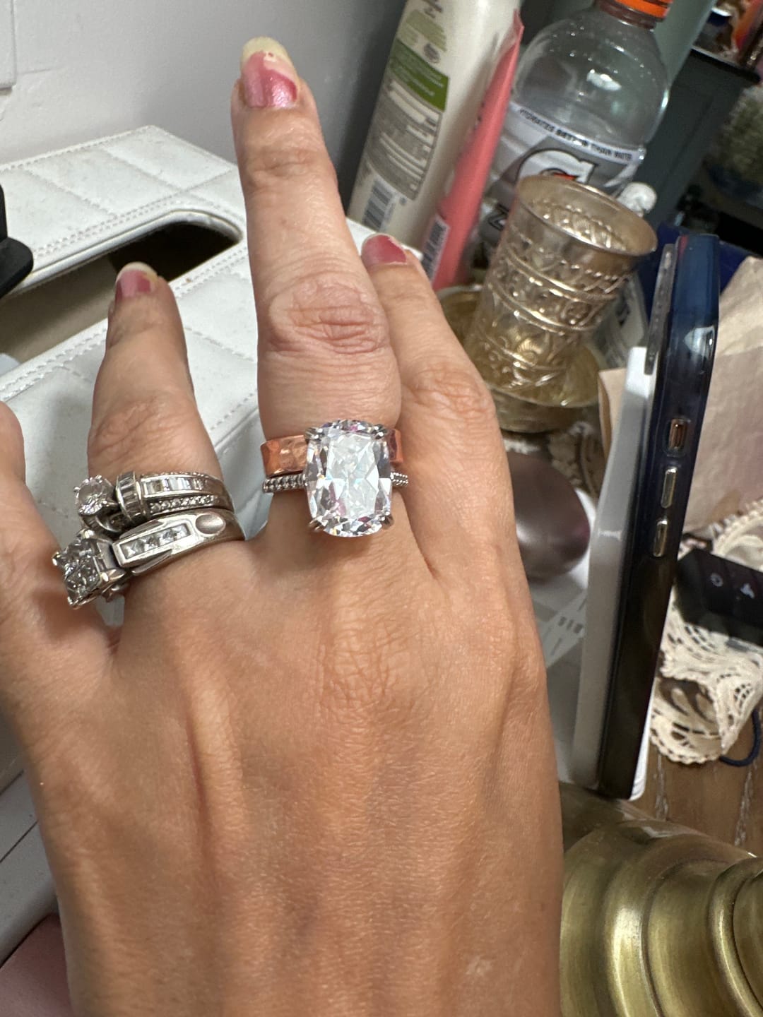 Customer photo review of Destino Angelo Eternità Ring