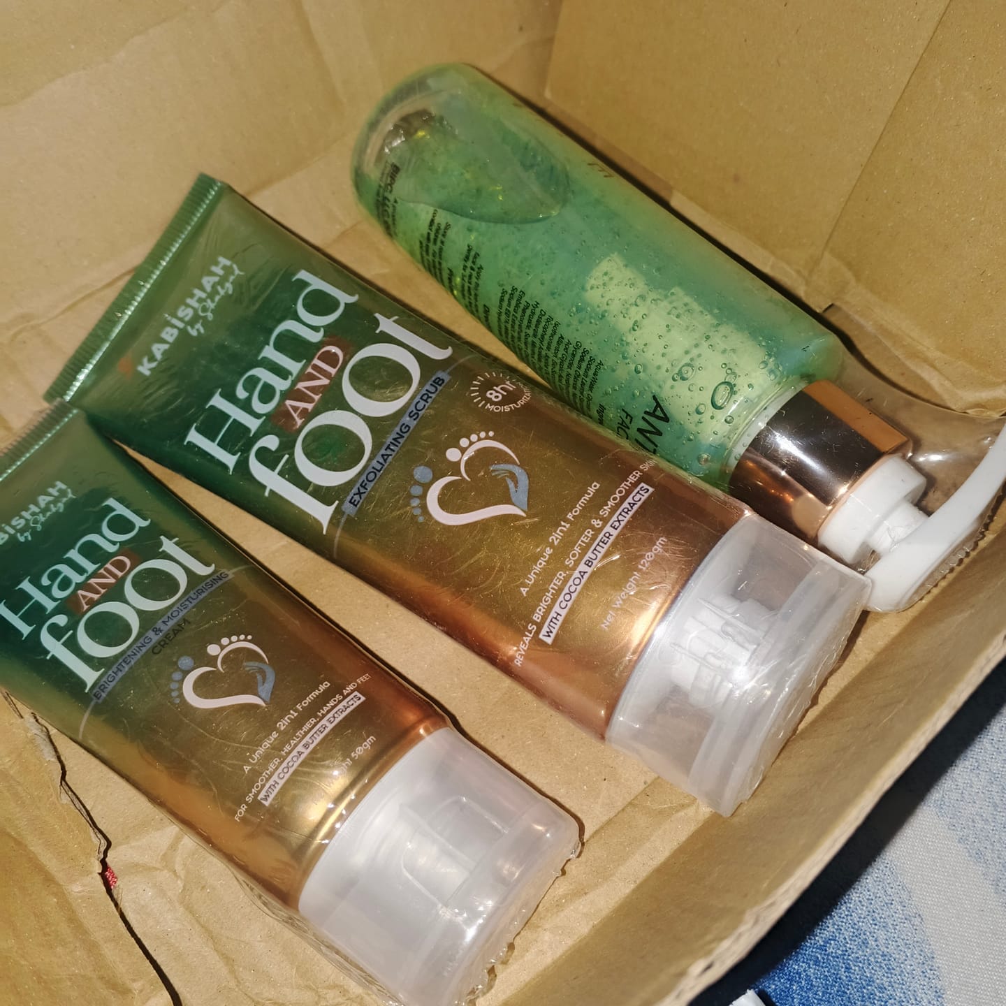Customer photo review of Hand & Foot Exfoliating Scrub