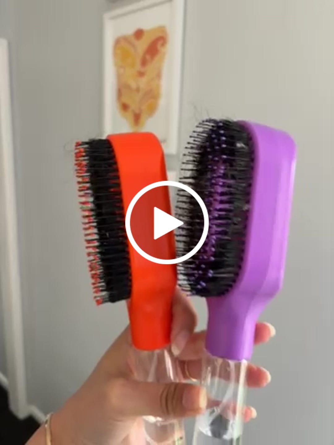 Customer video review of 2IN1 Hairbrush | Tangle Tamer