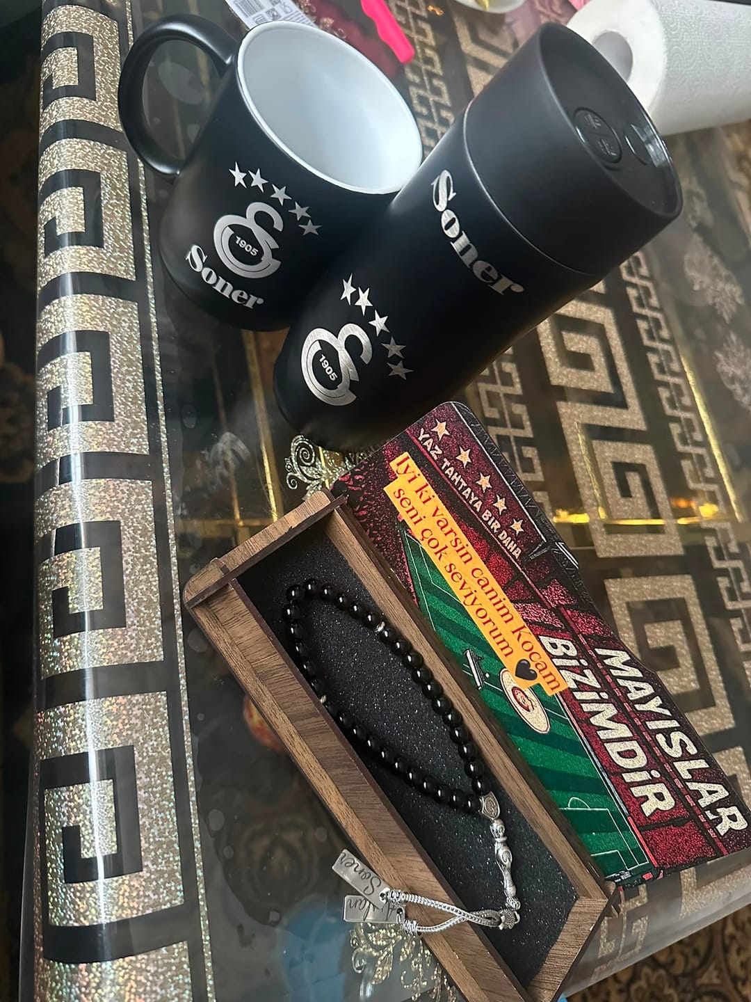 Customer photo review of Personalisierte Tesbih Mit Box Galatasaray Bes Yildiz