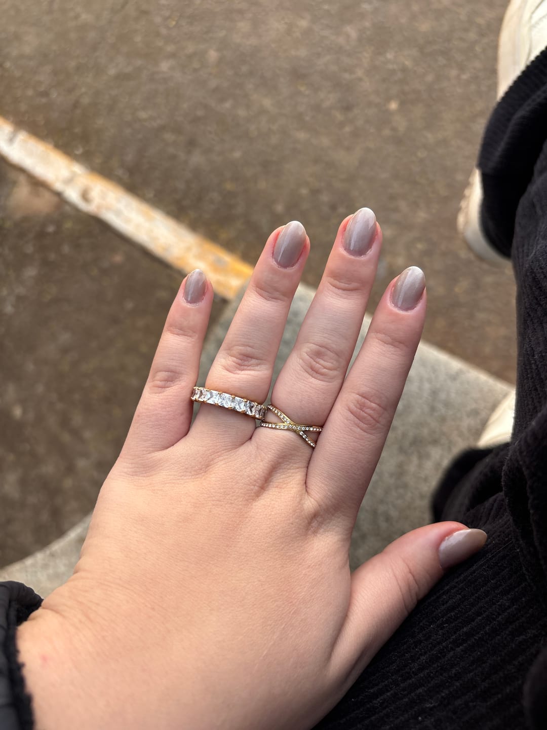 Customer photo review of Anel Queen Banhado em Ouro 18k
