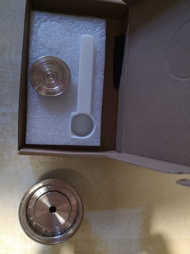 Customer photo review of Capsule nespresso rechargeable zéro déchet à couvercle vissé par Cafecolo™