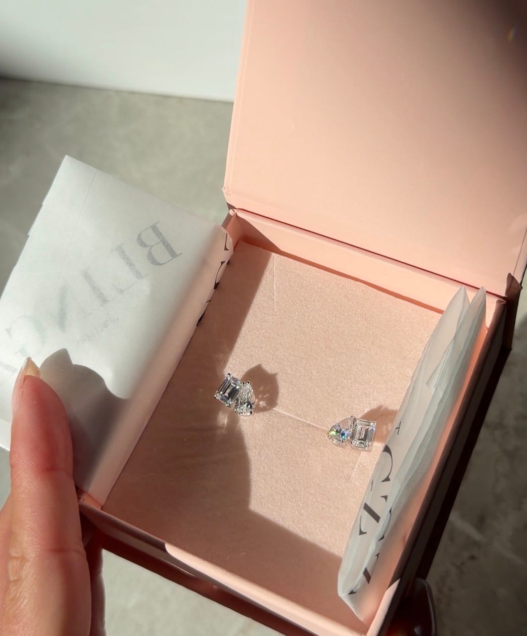 Customer photo review of SESTRA STUDS - SILVER