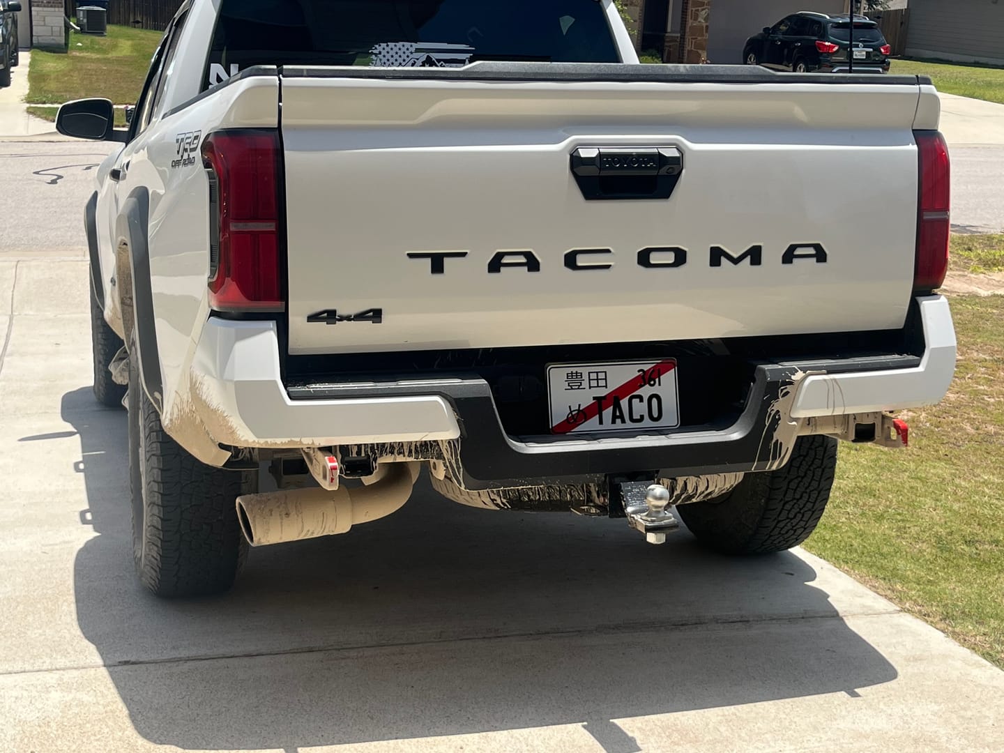Customer photo review of Custom Japanese License Plate - Vanity & Magnetic Cover