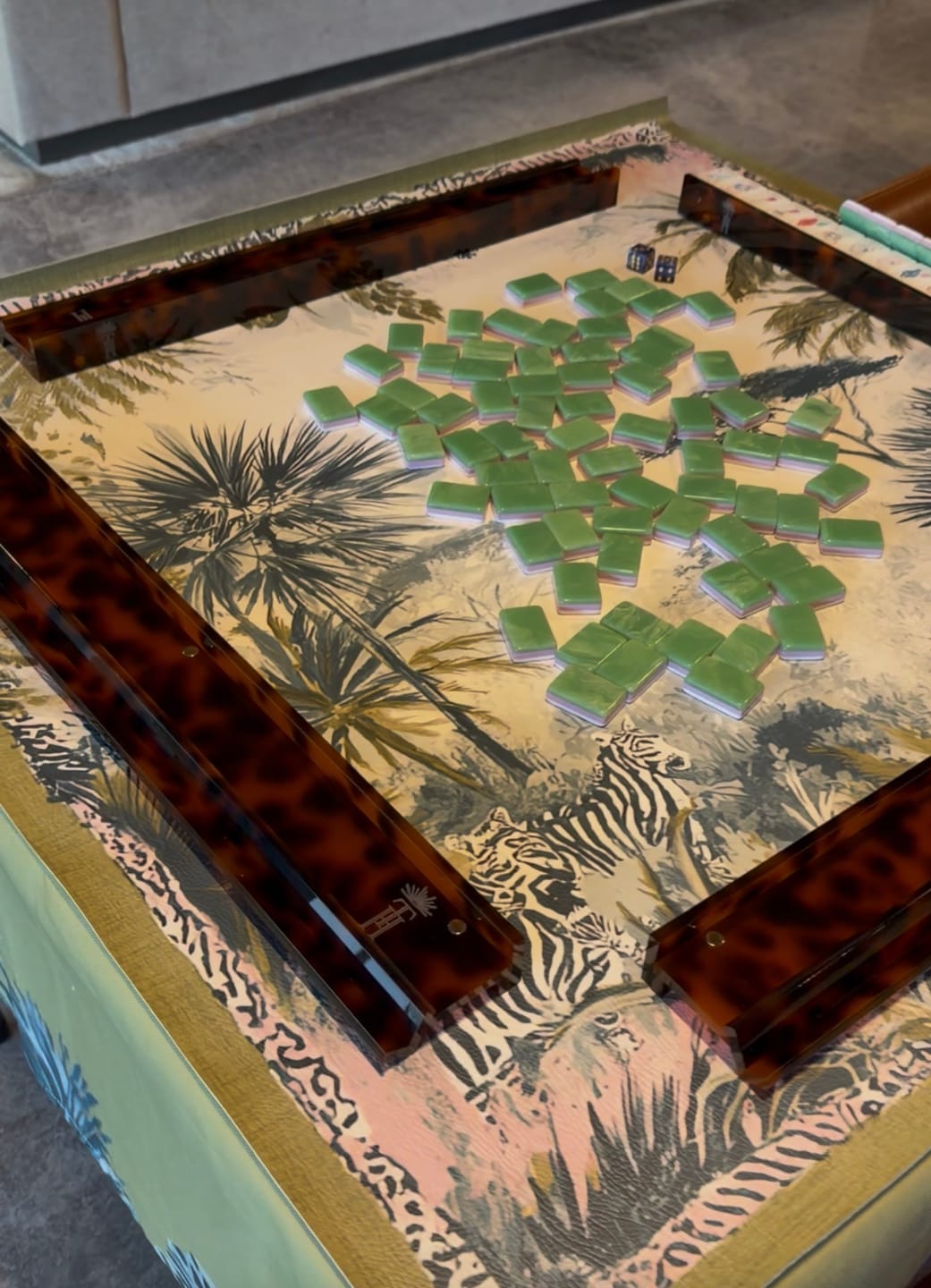 Customer photo review of Tortoiseshell Mahjong Racks
