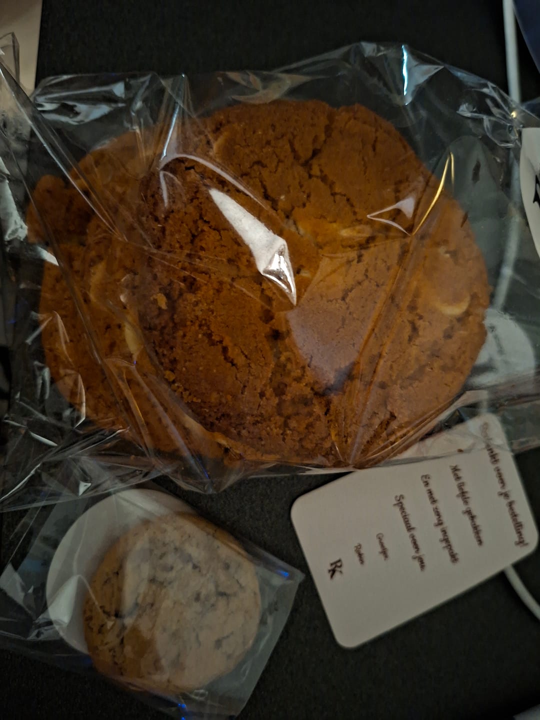 Customer photo review of Mango White Choco Cookies