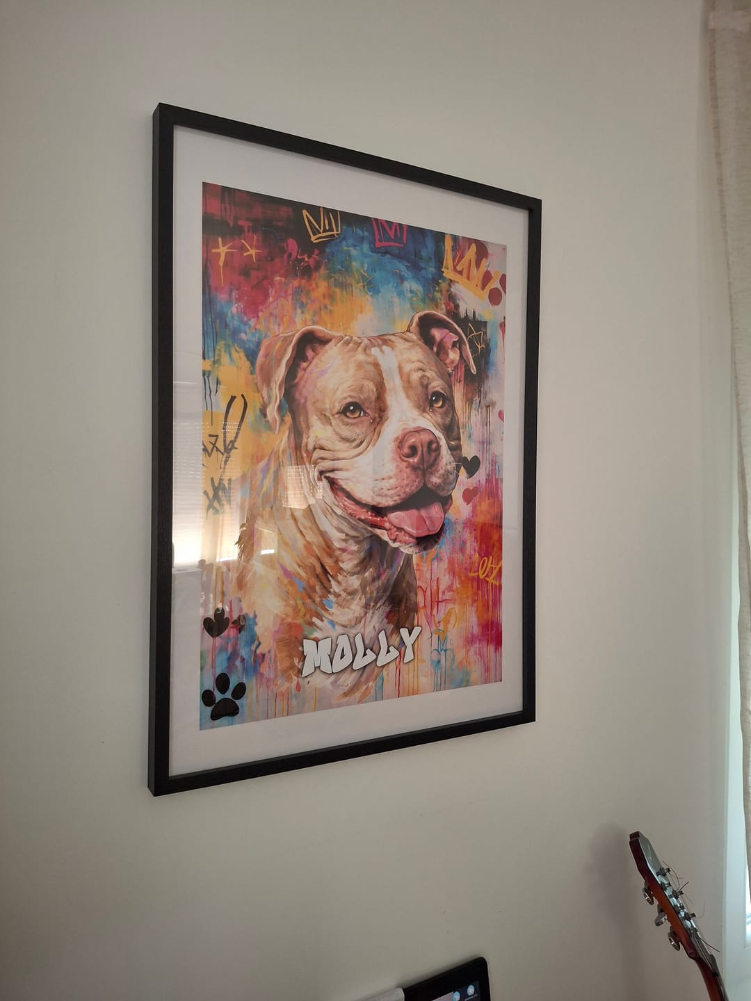 Customer photo review of Le graffiti - Poster personnalisé