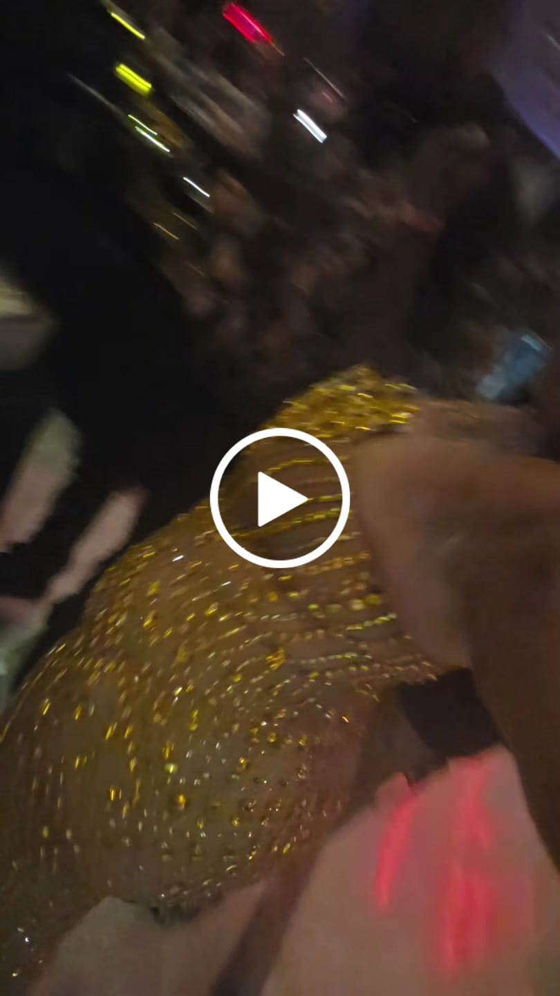 Customer video review of Fool In Love Gold Maxi Dress (Ready To Ship)