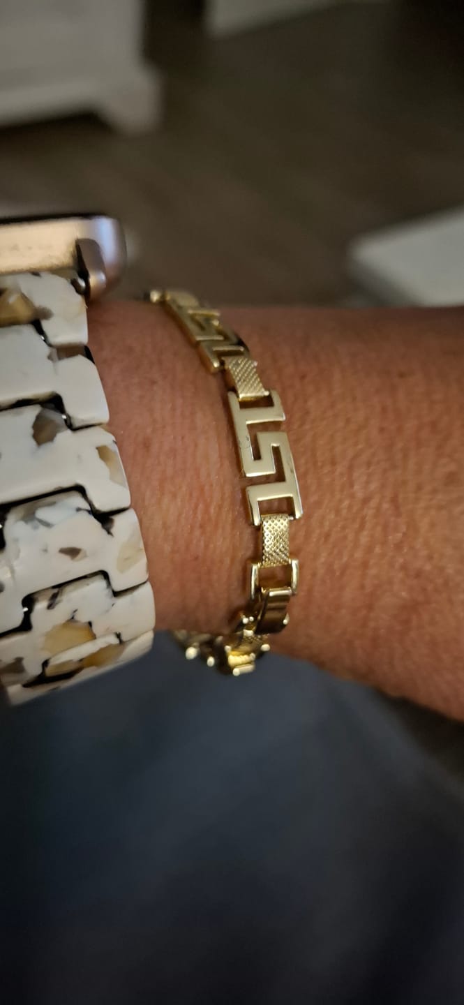 Customer photo review of Armband VIP Golden Athena -14K vergoldet
