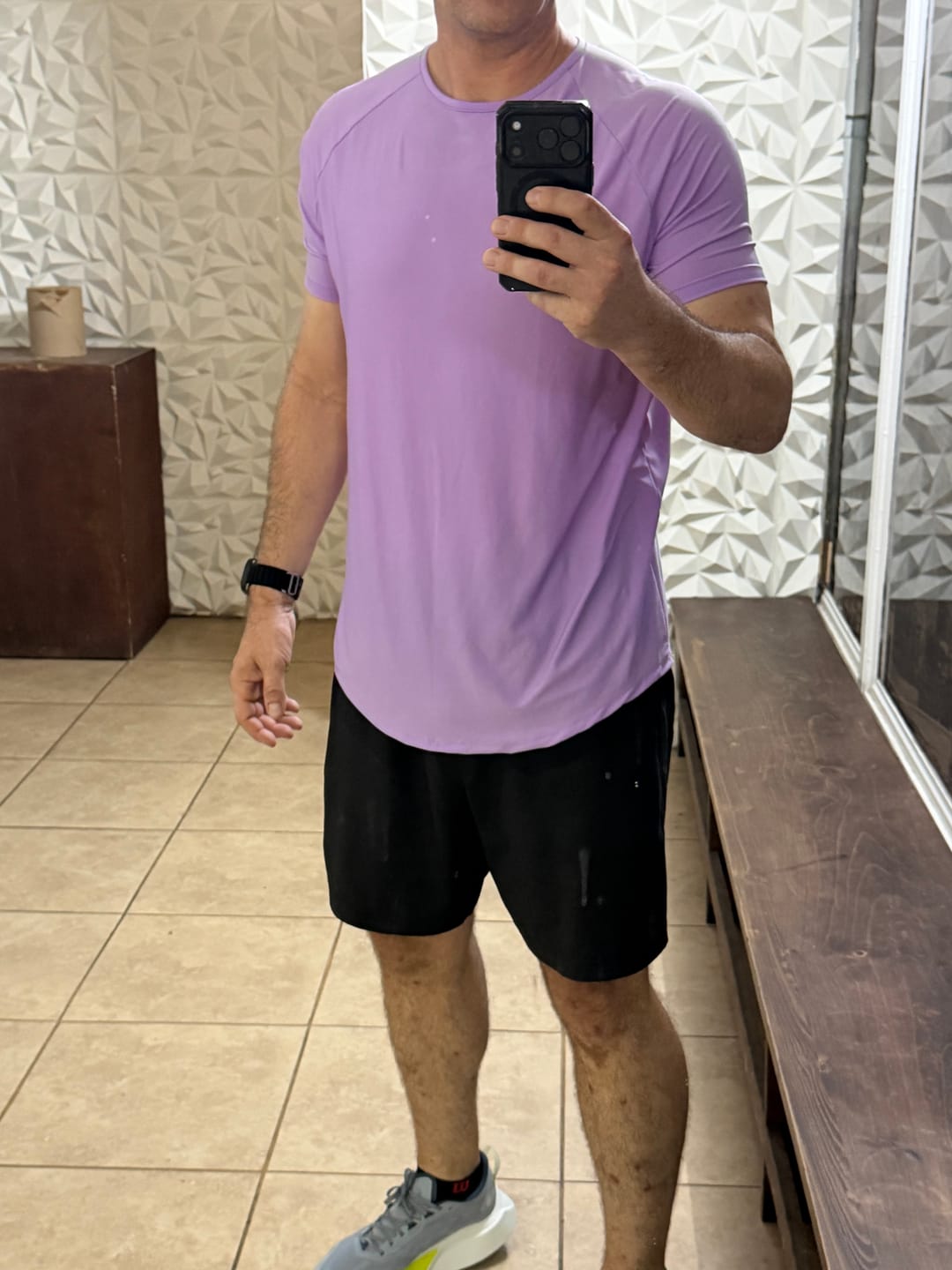 Customer photo review of Training Sport Tee Icon - Army Green