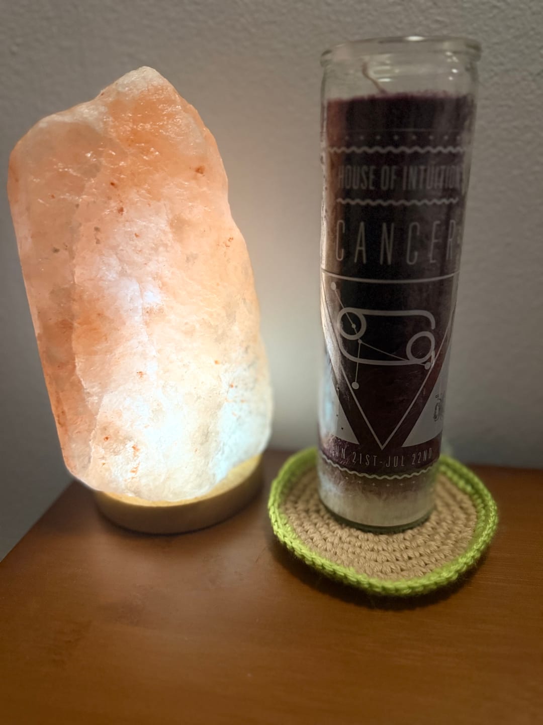 Customer photo review of HOI Cancer Zodiac Candle