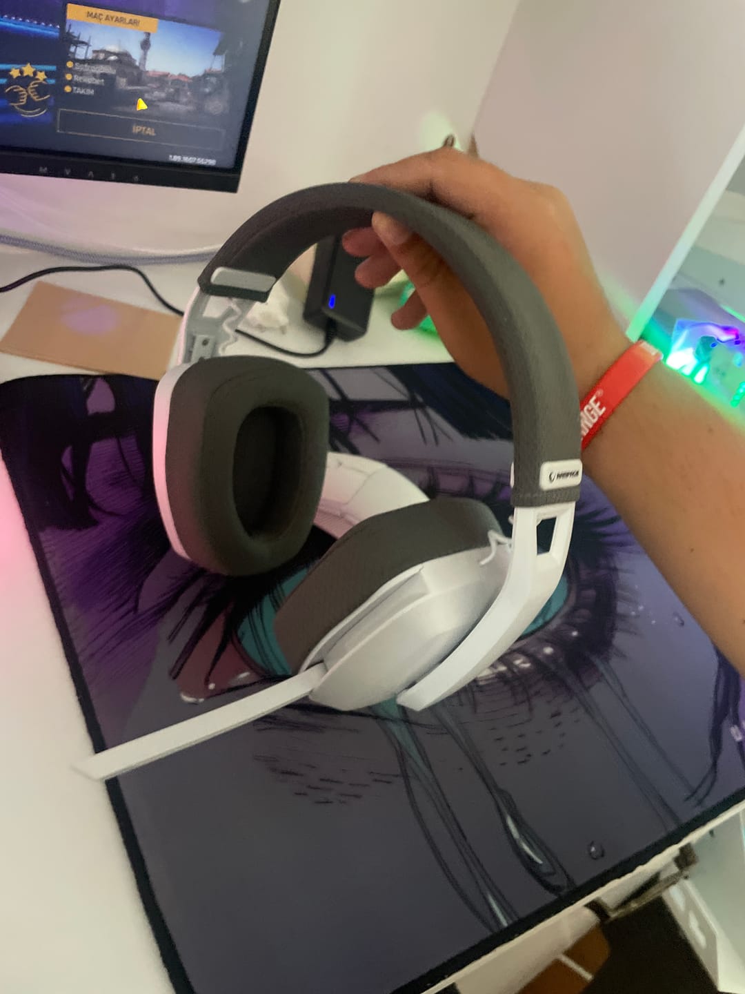Customer photo review of BLITZ - Kablosuz Mikrofonlu Oyuncu Kulaklığı
