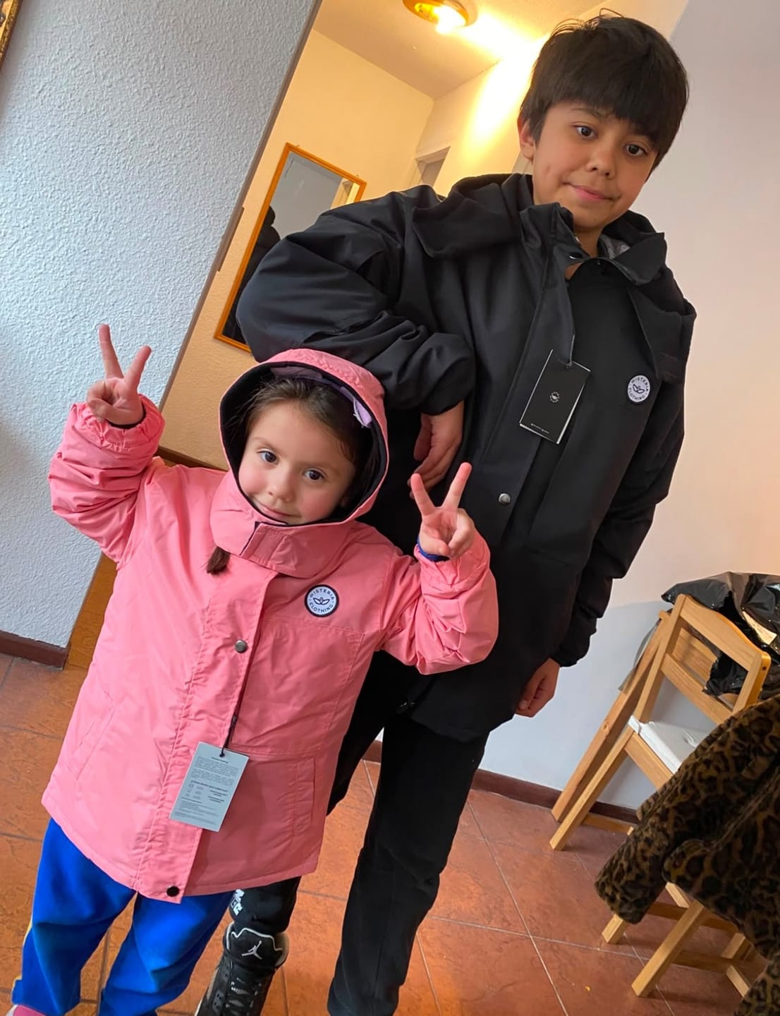 Customer photo review of Chaqueta Kids Impermeable