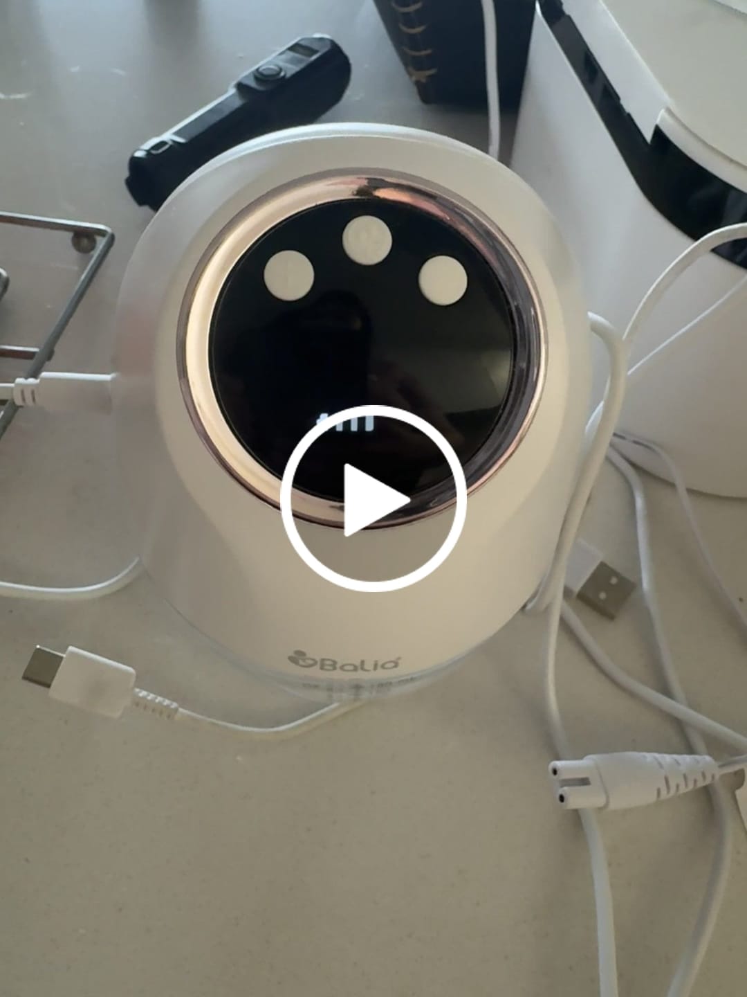 Customer video review of Extractor de leche inalámbrico