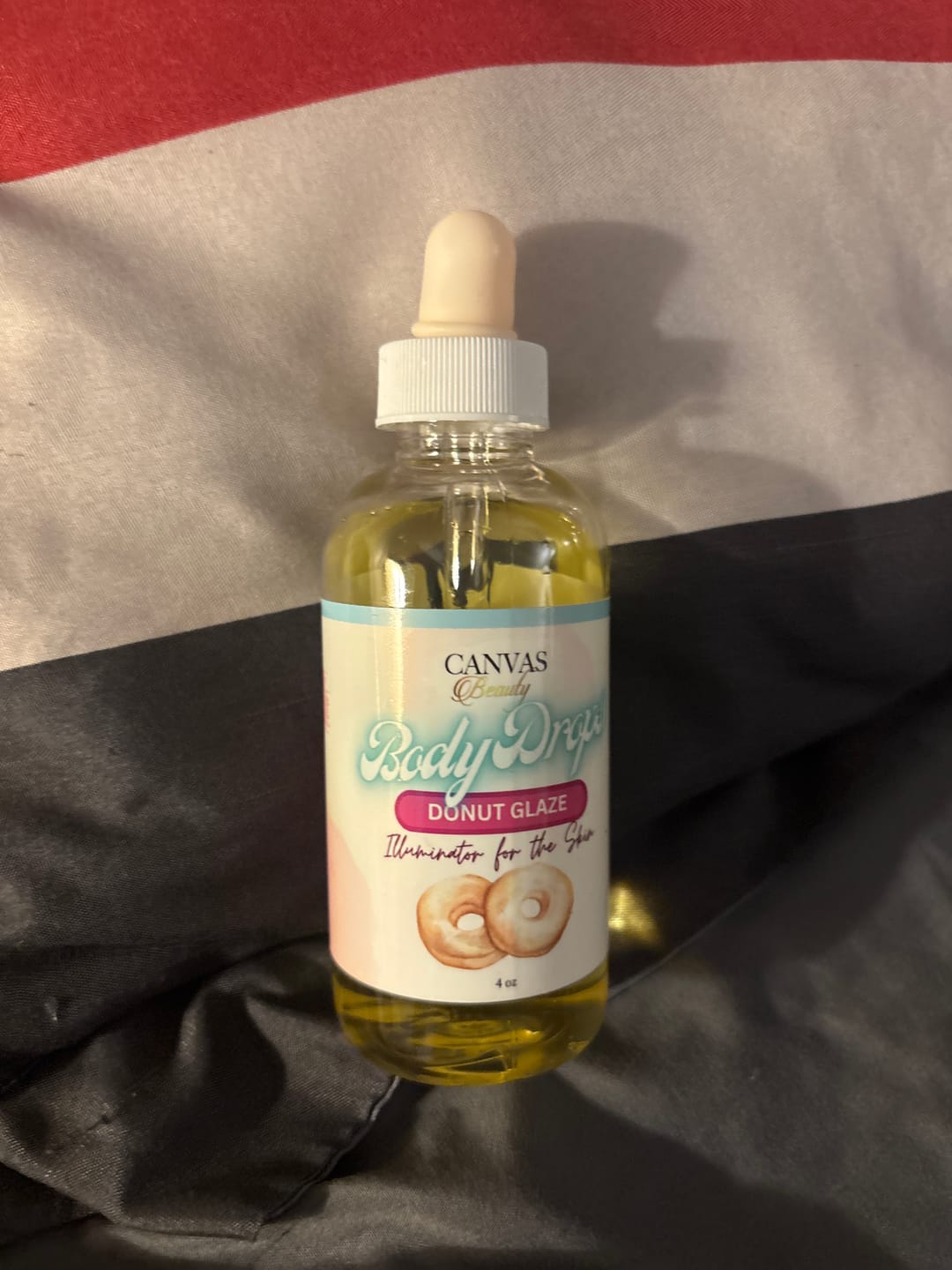 Customer photo review of (NEW) BODY DROPS: GLAZED DONUT