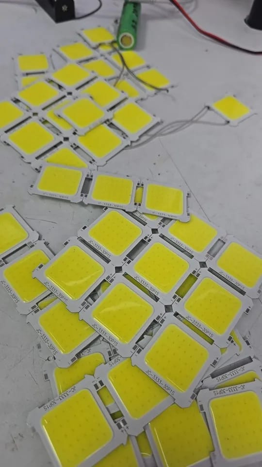 Customer photo review of 3V COB LED Integrated Chip Light Bulbs (10-100Pcs) - High Brightness White DIY Lamp Chips