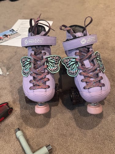 Customer photo review of Prostar Roller Skates - Tracer Silver
