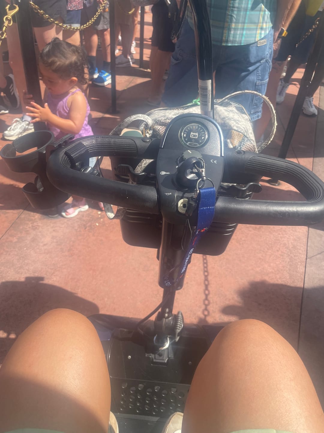 Customer photo review of Multiday Mobility & ECV Foldable Travel Scooter Rental 300 Pound Capacity (3 or more days)