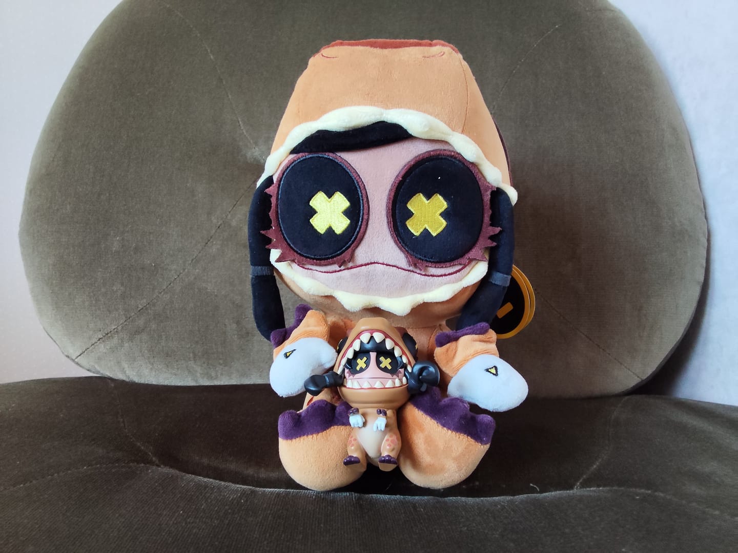 Customer photo review of Cyn T-Rex Plush