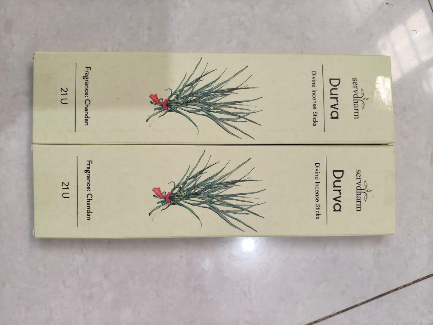 Customer photo review of Durva Divine Incense Sticks | Fragrance : Holy Chandan | Pack of 21