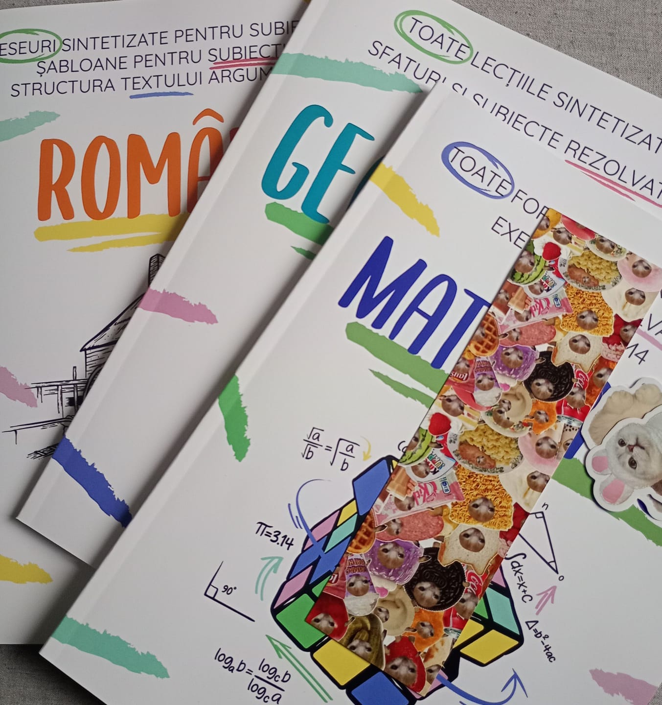 Customer photo review of Pachet Bacalaureat (Română + Matematică + Geografie) Bacademia