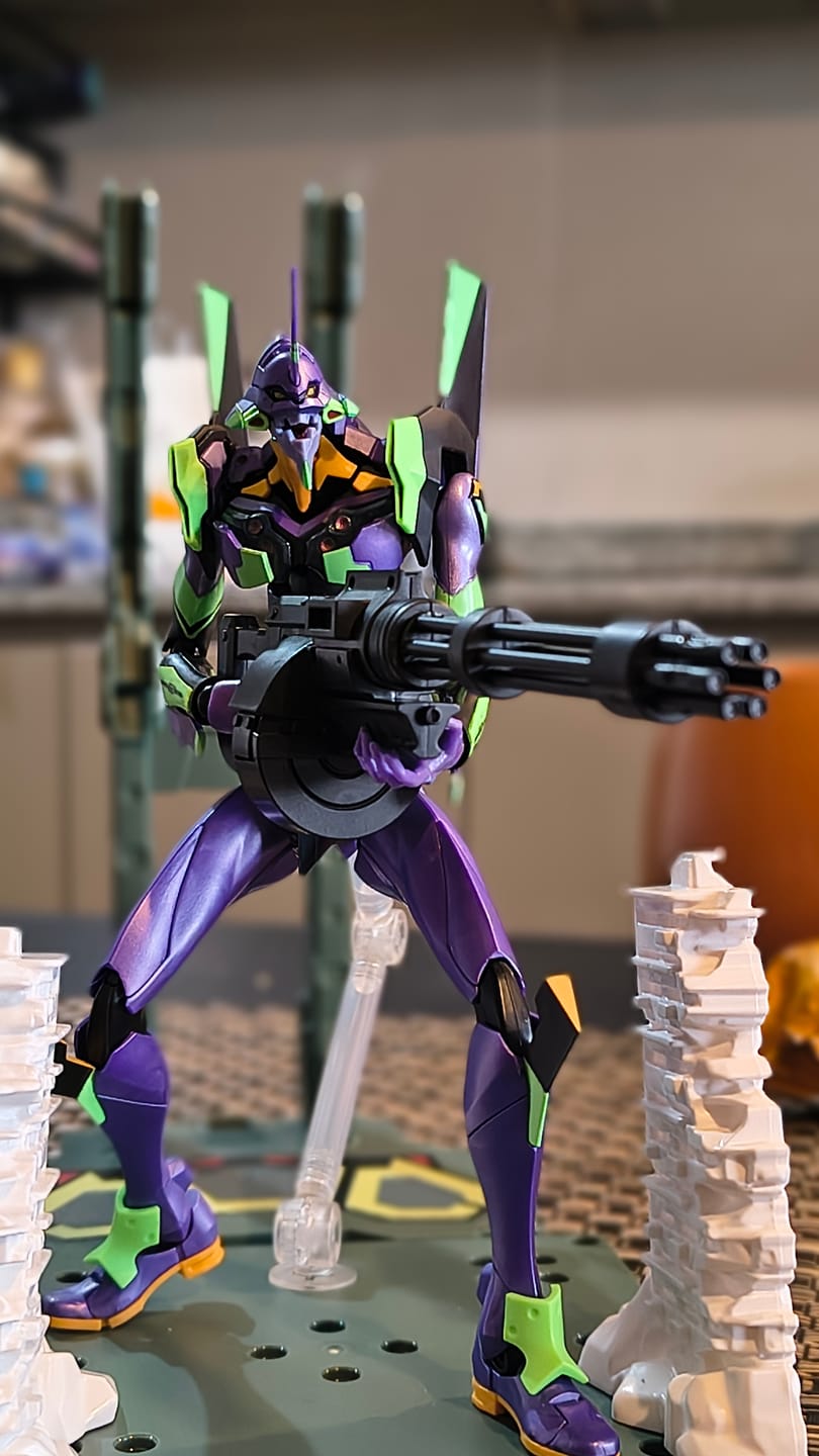 Customer photo review of Evangelion 01 - Action Edition  - Model Kit Articulado - BLOKEES