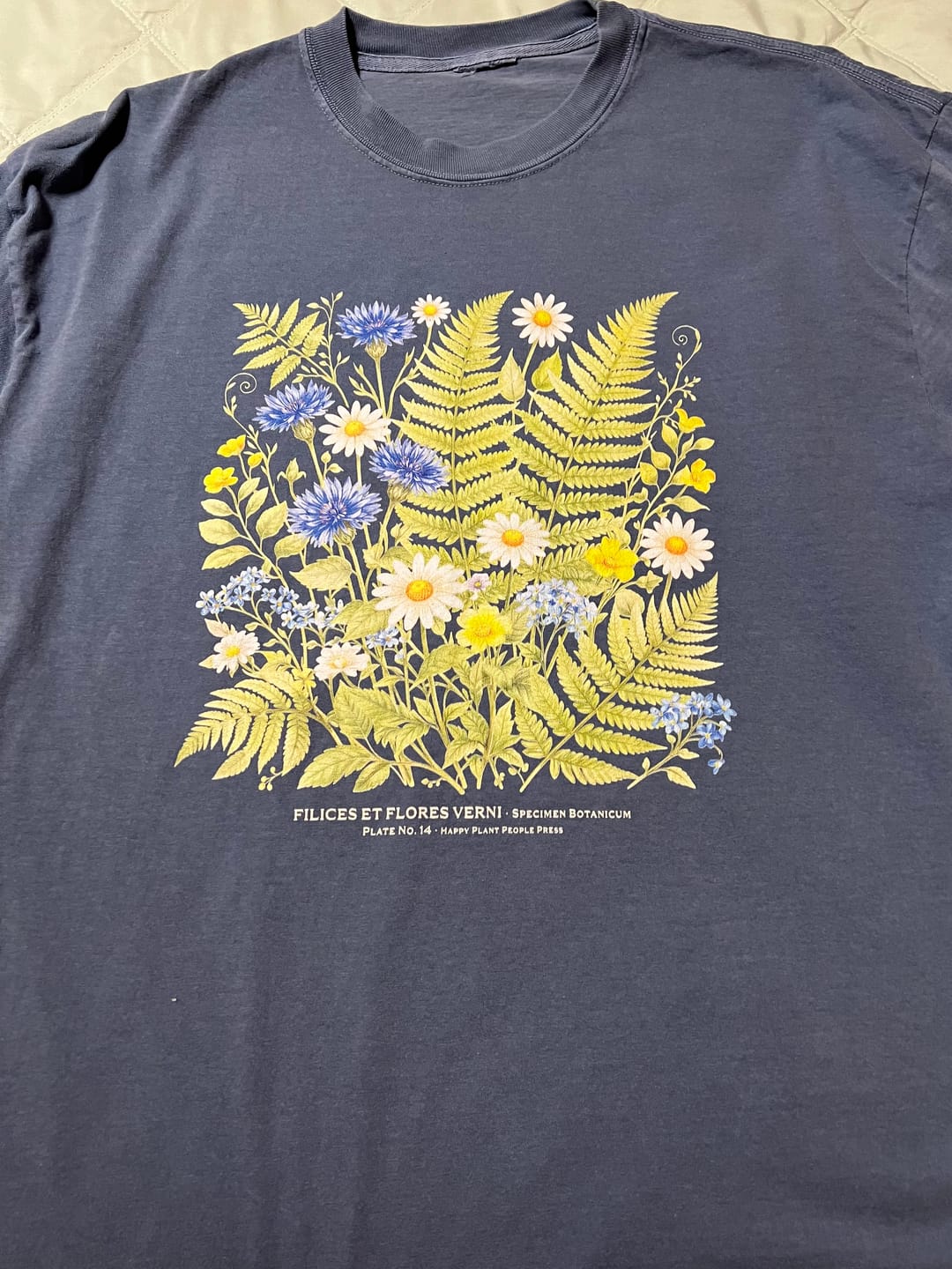 Customer photo review of Ferns & Flowers T-Shirt