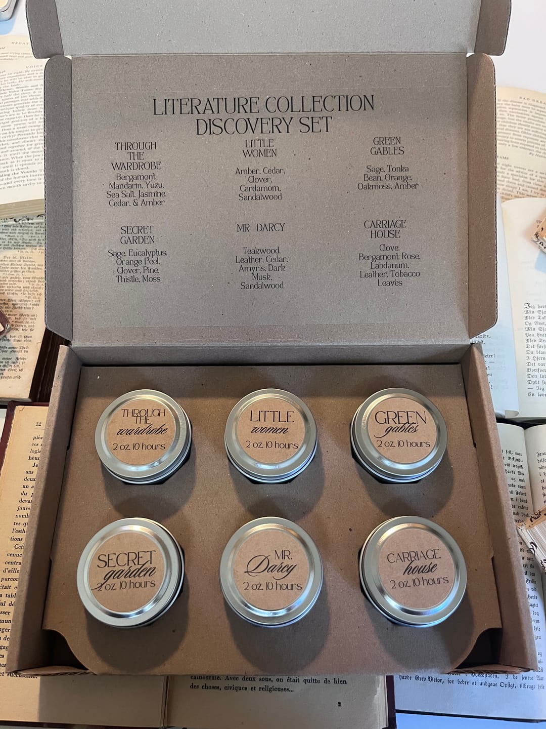 Customer photo review of 2 oz Candle Tin 6-Pack Shipping Box™