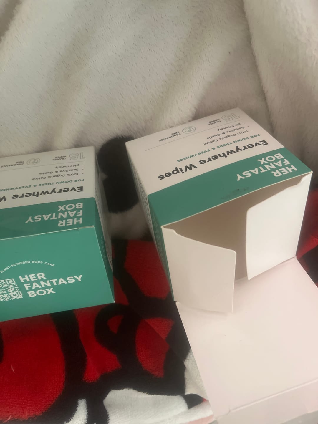 Customer photo review of Everywhere Wipes - Odor Removing Travel Wipes