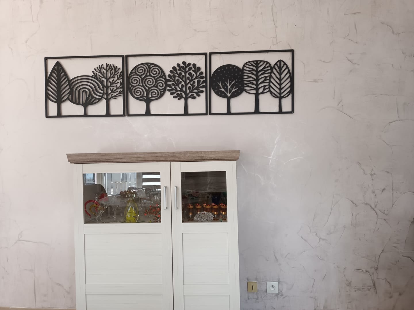 Customer photo review of Triptyque déco murale en métal - Forêt de bonbon (V.02)