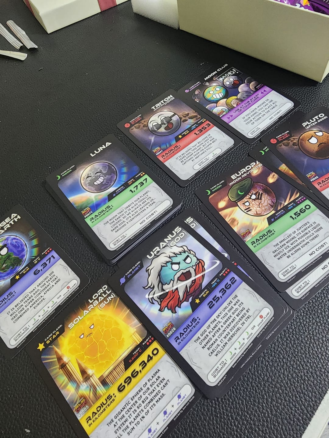 Customer photo review of SolarCards Booster Pack 🚀