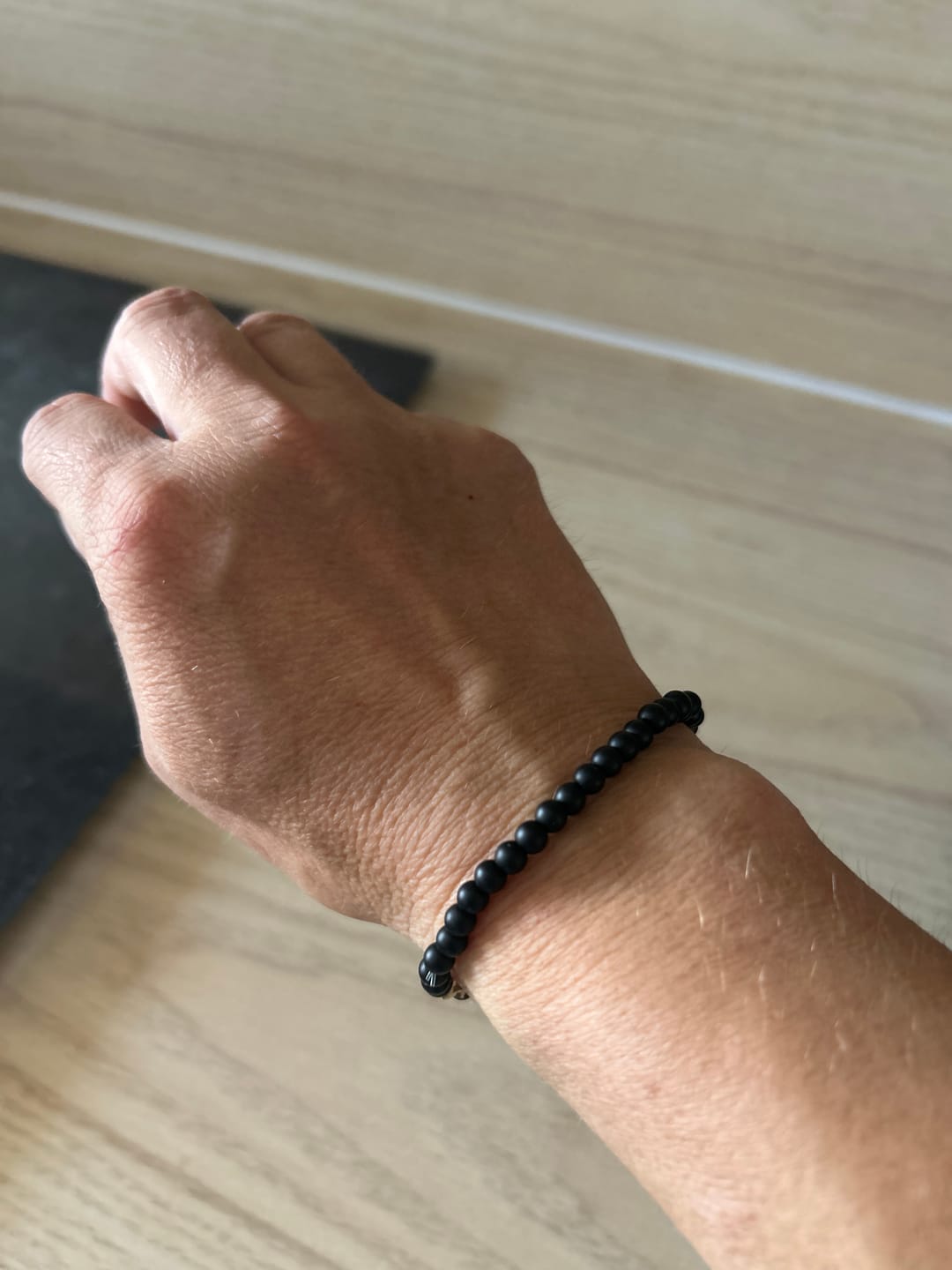 Customer photo review of Obsidian Armband
